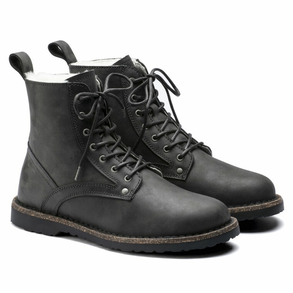 Birkenstock Shoes - Birkenstock Bryson Shearling Combat Boots